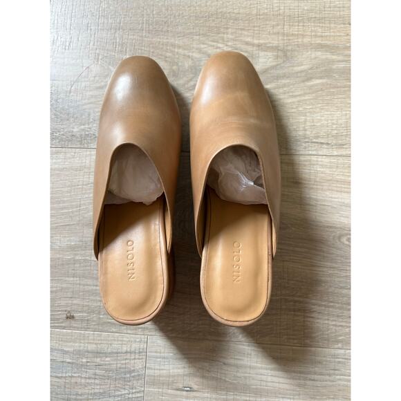 NEW Nisolo Almond Heeled Mules size 8 - Picture 6 of 9